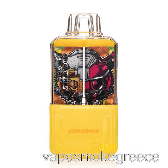Vape Greece Crazyace B15000 λεμονάδα φράουλα μιας χρήσης